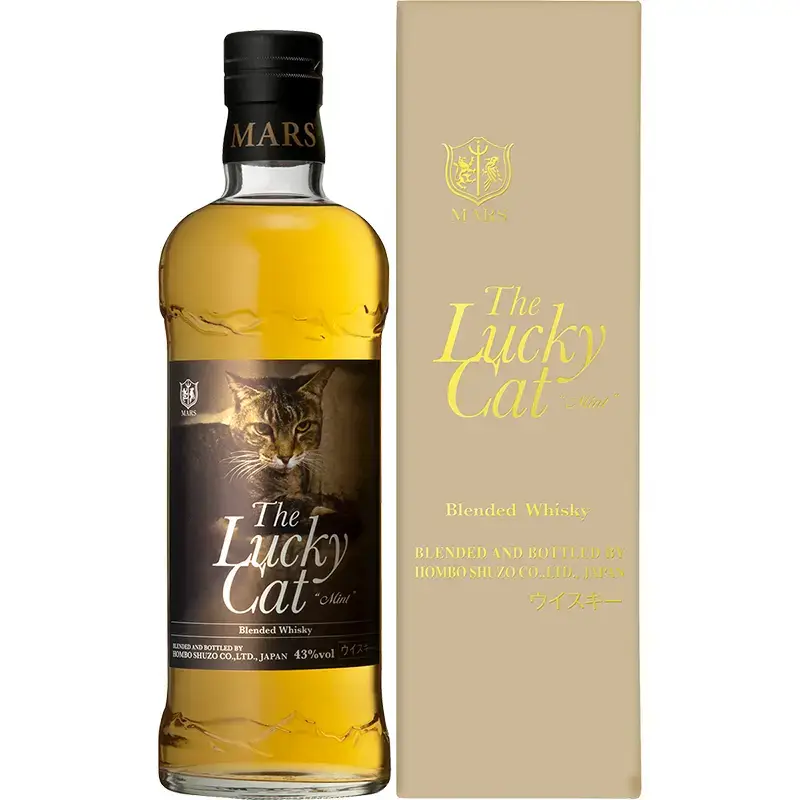 The Lucky Cat Mint | ブレンデッドウイスキー | 本坊酒造 公式サイト