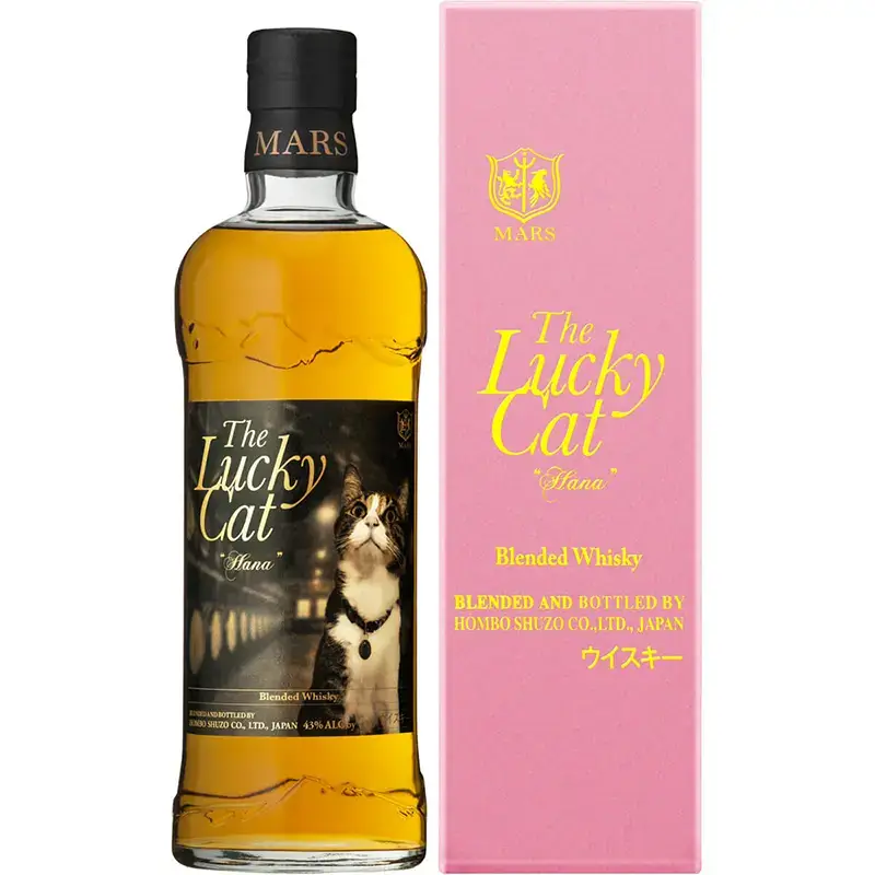 The Lucky Cat Hana | ブレンデッドウイスキー | 本坊酒造 公式サイト
